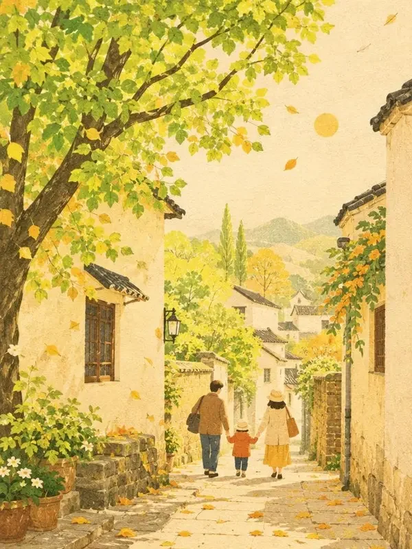 《归城的第七个秋天》短剧封面 - 家庭温情