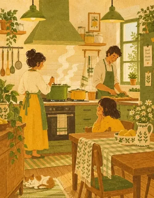 人间烟火 短剧主题 人间烟火短剧主题插画