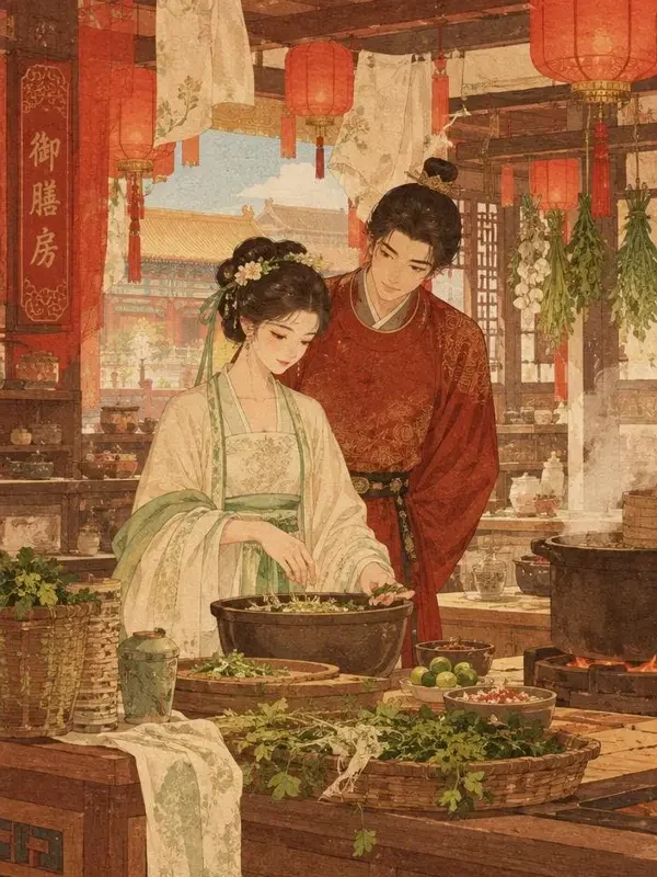 《将军府的厨娘皇后》短剧封面 - 古装甜宠
